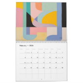 2027 Modern Art Minimalist Wall Calendar 12-Month  カレンダー (2月 2026)