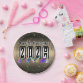 2027 Odometer New Years Party ペーパープレート (パーティー)