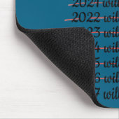 2027 Will Be My Year Procrastination New Year Reso マウスパッド (コーナー)