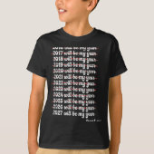 2027 Will Be My Year Procrastination New Year Reso Tシャツ (正面)