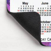 2028マゼンタホリデーアートカレンダーby Janz マウスパッド (コーナー)