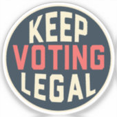 2028保年の法制民主主義の投票 シール (正面)