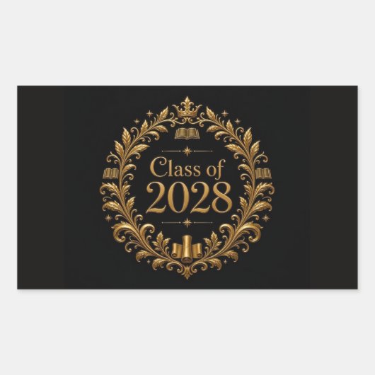 2028卒 長方形シール (正面)