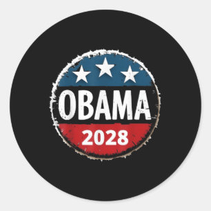 2028年おもしろいオバマ大統領2028年 ラウンドシール