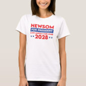 2028年に再びメイク・アメリカ気に大統領に新参者 Tシャツ (正面)