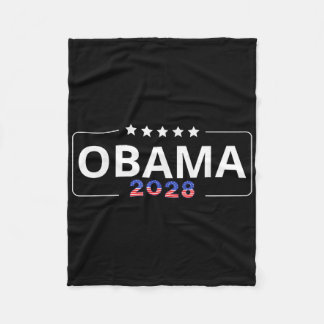 2028年のオバマレトロ2028年オバマ大統領の投票2 フリースブランケット