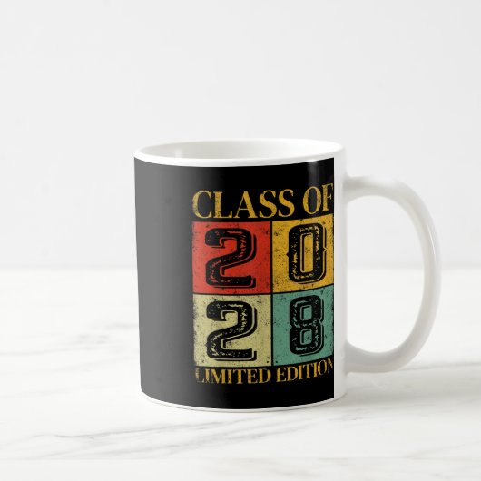 2028年のクラス コーヒーマグカップ (右)