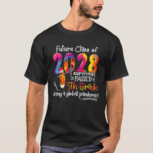2028年の未来クラス新学期チームFifth Gra Tシャツ (正面)