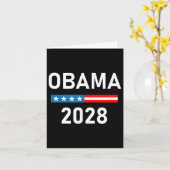 2028年オバマ大統領ミシェル・オバマ カード (黄色い花)