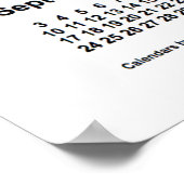 2028年カレンダー（ホワイト） / Janz Print ポスター (角)