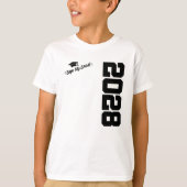 2028年クラス卒業サイン私のシャツ上級2028 Tシャツ (正面)