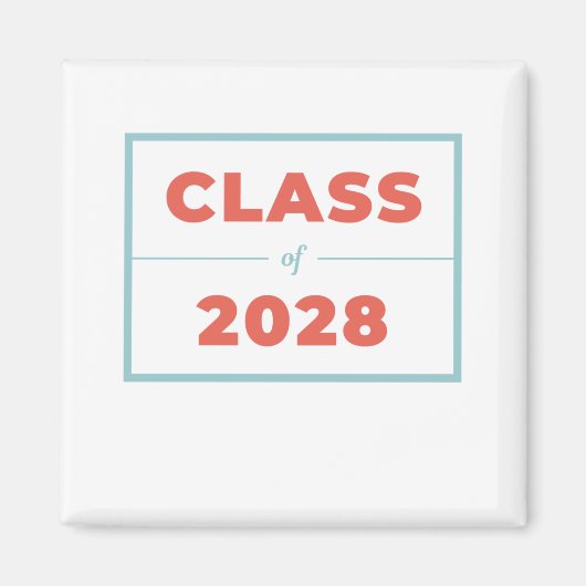 2028年クラス マグネット (正面)