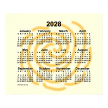 2028年サンシャインデイズカレンダー by Janz Poster