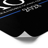 2028年プレジデントの女性AocシンプルWomeのサイン ポスター (角)