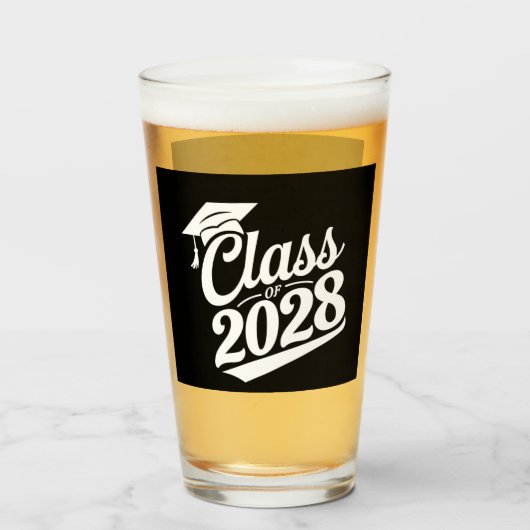 2028年卒業おめでとう 卒業式 卒業おめでとう タンブラーグラス (ドリンク正面)