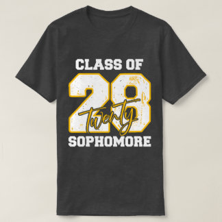 2028年卒業予定 高校2年生 入学・進級おめでとう Tシャツ