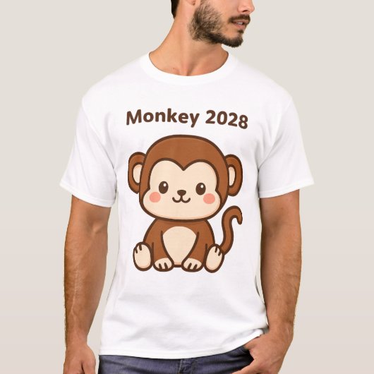 2028年申年 Tシャツ (正面)