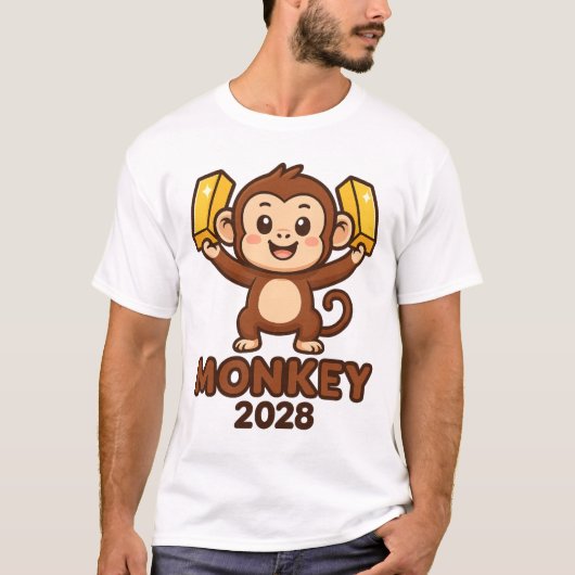 2028年申年 Tシャツ (正面)