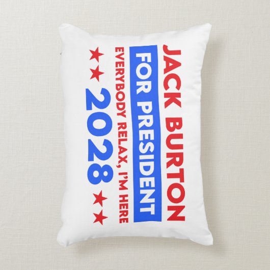 2028年社長兼ジャック・バートン アクセントクッション (正面(垂直))