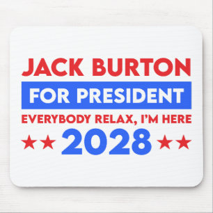 2028年社長兼ジャック・バートン マウスパッド