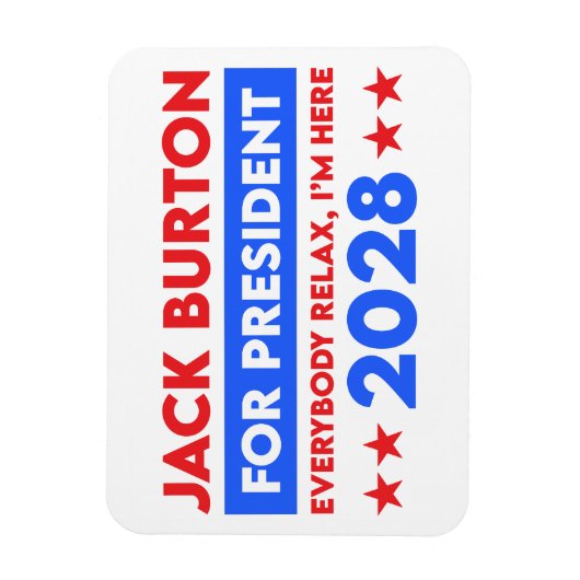2028年社長兼ジャック・バートン マグネット (縦)
