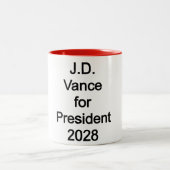 2028年社長兼JD Vance ツートーンマグカップ (中央)