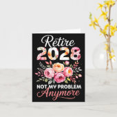 2028年退職 女性 2028年退職 問題外 カード (黄色い花)