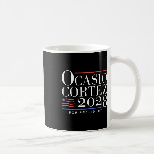 2028年Vネック社長の女性Aoc コーヒーマグカップ (右)