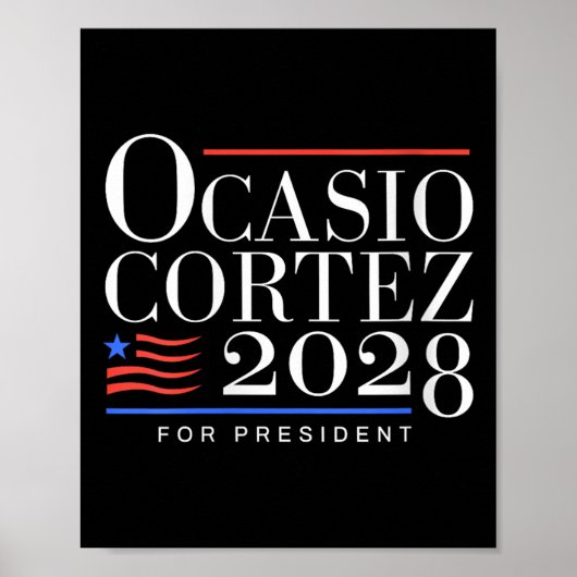 2028年Vネック社長の女性Aoc ポスター (正面)