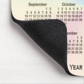 2028-2029 Rainbow Cloud School Calendar by Janz マウスパッド (コーナー)