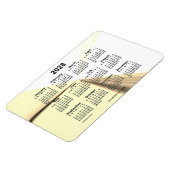 2028 Janz 4x6によるセピア消失点カレンダー マグネット (左側)