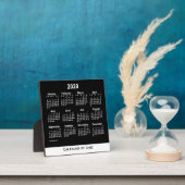 2028 Neon White Desk Calendar by Janz フォトプラーク (インサイチュ)