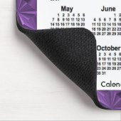 2028 Purple Diamonds Calendar by Janz Mouse pad マウスパッド (コーナー)