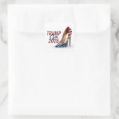 2028 TRUMP GIRL FLAGハイヒールシューズ スクエアシール (バッグ)