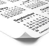 2029ネブラスカ・サンドヒルズカレンダーby Janz Poster ポスター (角)