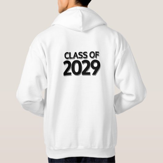 2029年クラス パーカ (裏面)