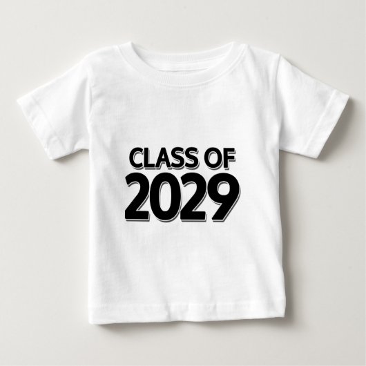 2029年クラス ベビーTシャツ (正面)