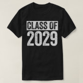 2029年シニア2029年卒業ギフトのクラス Tシャツ (デザイン正面)