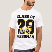 2029年卒高校1年生のバックトゥスクール Tシャツ (正面)