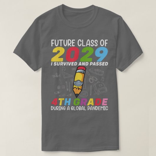 2029年度第4期卒業のフューチャークラス  Tシャツ (デザイン正面)