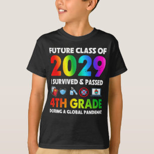 2029年4年生チーム新学期の今後のクラス Tシャツ