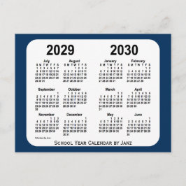 2029-2030ジャンツによる交番ブルースクールカレンダー ポストカード