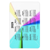 2029 Vanishing Point Calendar by Janz 4x6マグネット マグネット (縦)