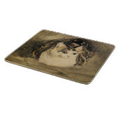 202.ネコ（Gwen John著） カッティングボード (角)