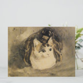 202.ネコ（Gwen John著） カード (スタンド正面)