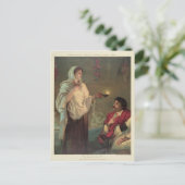 202.ランプを持った婦人(フィレンツェ・ナイチンゲール) ポストカード (スタンド正面)