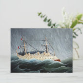 202.嵐の中の船 |アンリ・ルソー (スタンド正面)