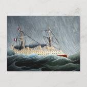 202.嵐の中の船 |アンリ・ルソー ポストカード (正面)