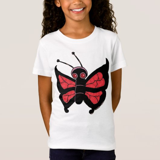 202.蝶 Tシャツ (正面)