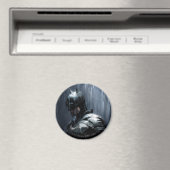 202.雨の中のバットマン マグネット (インサイチュ (食洗機))